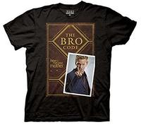 How I Met Your Mother Bro Code Book Cover Nero Maglietta Uomo Nero L