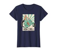 How I Roll Women´s T-Shirt I Riding Scooter Maglietta