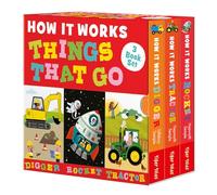 How it Works: Things That Go 3-Book Boxed Set: Digger; Rocket; Tractor