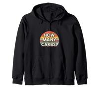 How Many Carbs Monitor del peso della dieta |---- Felpa con Cappuccio