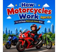 How Motorcycles Work for Kids Ages 4-8: A Fun Beginner's Guide to Motorcycle Parts, Engines, Safety, and How Bikes Move