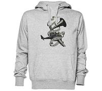 How Strange Neutral Milk Hotel Grigio Felpa con Cappuccio Maglione Unisex Uomo Donna Dimensioni M Grey Unisex Hoodie Size M