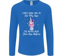 How To Atto il Mio Età Divertente Unicorn Compleanno Uomo Maniche