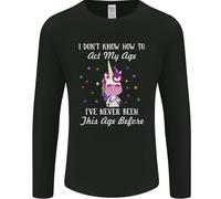 How To Atto il Mio Età Divertente Unicorn Compleanno Uomo Maniche