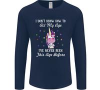 How To Atto il Mio Età Divertente Unicorn Compleanno Uomo Maniche