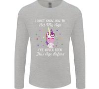 How To Atto il Mio Età Divertente Unicorn Compleanno Uomo Maniche