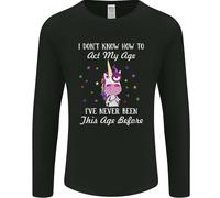 How To Atto il Mio Età Divertente Unicorn Compleanno Uomo Maniche