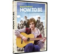 HOW TO BE (DVD) Robert Pattinson Rebecca Pidgeon Jeremy Hardy Powell Jones