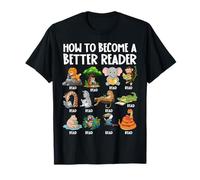 How to Become a Better Reader Animals Back to School Maglietta