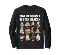 How to Become a Better Reader Birds Back to School Maglia a Manica