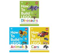 How to Build LEGO Series 3 Books Collection Set (How to Build LEGO Cars, How to Build LEGO Dinosaurs & How to Build LEGO Animals)