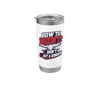 How To Bunt, Hit a Dinger Funny Baseball Player Home Run Fun Bicchiere termico in acciaio inox doppia parete