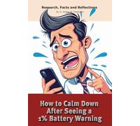 How to Calm Down After Seeing a 1% Battery Warning: A "book" with empty lined pages - Funny gift - Notebook | 6" x 9" (15.24 x 22.86 cm) Part of ... Collection" | 200 pages, Perfect gag gift