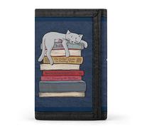 How to Chill Li.ke A Cat Portafoglio Trifold Carino Slot per Carte Titolare Frizione Portafogli per Uomo Donna, Stile:, Taglia unica