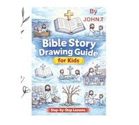 How to Draw Bible Stories for Kids: A Christian Drawing Workbook with Step-by-Step Lessons Featuring Jesus, Faith, and Bible Scenes