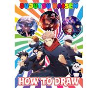 How To Draw Ju-jutsu's and Friends BooK: Easy Step-by-Step, Drawing Guide for Beginners (Easy Drawing for Kids), Great Gifts For Adults To Chill, Unwind, And Relieve Stress