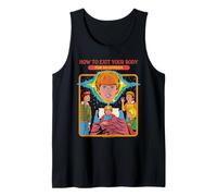 How to Exit Your Body Sarcastic Retro Funny Adult Humor Canotta