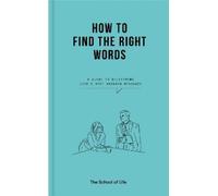 How to Find the Right Words (Copertina rigida)