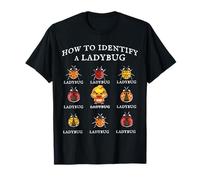 How to Identify a Ladybug. Funny Nature Outdoor Cute Maglietta