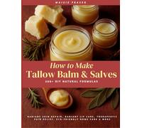 How to Make Tallow Balm & Salves: Master 200+ DIY Natural Formulas for Radiant Skin Repair, lip care, Scar removal, Acne control, Therapeutic Healing, Pain Relief, Eco-Friendly Home Care & More