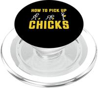 How to Pick up Chicks - Funny Sarcastic Pun PopSockets PopGrip per MagSafe