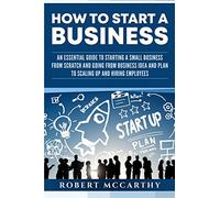 Robert McCarthy How to Start a Business (Tascabile) Start a Business