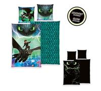 Herding Dragons Set di Biancheria da Letto, Cotton, Multicolore, Assortimento di 2 Pezzi