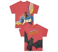 How To Train Your Dragon Tshirt Bambino, Maglietta Ragazzo Toothless, Abbigliamento Bambini Estate, T Shirt Bambino, Rosso 5-6 Anni