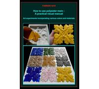 How to use polyester resin : A practical visual manual: Art experiments incorporating various colors and materials