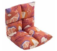 howa 2 in 1 poltrona + divano per bambini - schienale regolabile in 6 posizioni "colorful red" 8603