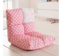 howa 2 in 1 poltrona + divano per bambini - schienale regolabile in 6 posizioni - rosa 8601