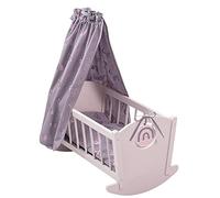 howa Culla per bambole "Rainbow" mobile letto per bambole in legno 23002