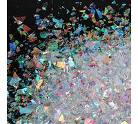 HOWAF - Coriandoli metallizzati, in Mylar arcobaleno, perfetto per Capodanno, feste a sorpresa, compleanni, servizi fotografici, fidanzamenti e matrimoni (80 g)