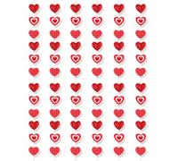 HOWAF Ghirlanda di Cuore Rosso Pendenti Cuore, Cuori San Valentino Decorazioni, Cuori da Appendere per Cuoricini Decorativi, Decorazioni San valentino, Fidanzamento, Anniversario, Compleanno