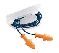 Howard Leight by Honeywell 1011239 SmartFit Tappi auricolari riutilizzabili con filo, arancione, adatti a tutte le dimensioni, a forma di flangia, SNR 30 dB, adatti per l'edilizia (50 paia)
