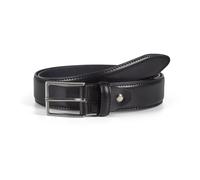 Howard London - Leather Belt Charles - - Accessories - Uomo - Nero - 85 CM