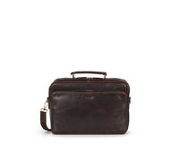 Howard London Valigetta ventiquattrore 'Briefcase Bag Damien Dark Brown' marrone scuro Uomo - Accessori - Borse e zaini - Borse - Borse da lavoro e per laptop - Borse portadocumenti Howard London One 