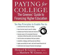 Howard R Greene Matthew W Greene Paying for College (Tascabile)