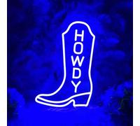 Howdy Boots Insegna Al Neon,Personalizzato Cowgirl Occidentale LED Illumina I Segni Della Decorazione D
