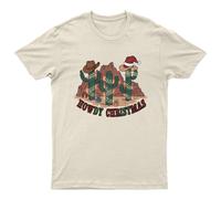 Howdy Christmas Cactus T-Shirt Unisex Regalo Retrò Divertente Donna Vintage