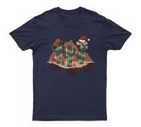 Howdy Christmas Cactus T-Shirt Unisex Regalo Retrò Divertente Donna Vintage