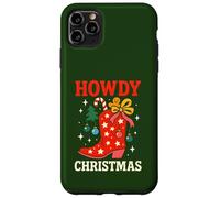 Howdy Christmas - Stivale da cowboy in stile western, Custodia per iPhone 11 Pro Max