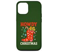 Howdy Christmas - Stivale da cowboy in stile western, Custodia per iPhone 12/12 Pro