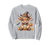 Howdy Halloween Divertente Highland Cow Spooky Stagione Uomini Donne Felpa