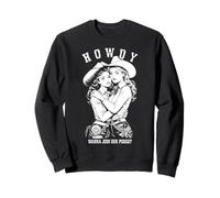 Howdy Lesbiche Riverso Unisciti al Nostro Posse Gay Pride Cowgirls LGBT Felpa