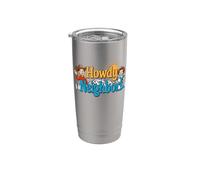 Howdy Neighbor Caldo Saluto per i vicini Bicchiere termico in acciaio inox doppia parete