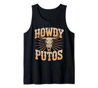 Howdy Putos - Bull Skull Country Cowboy Western Vibes Canotta