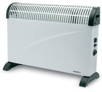 Howell tmv2006 termoconvettore ventilato con timer 24 ore, bianco/grigio, funzi
