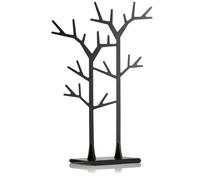 HowHomely Portagioie nero alto 32 cm | Supporto per gioielli | Supporto per collana bracciale e orecchini | Supporto decorativo per catena