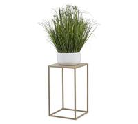 HowHomely - Supporto per fiori in metallo beige 40 cm di altezza - Stativo per piante solido e robusto in metallo - Supporto per piante per la decorazione in soggiorno, camera da letto o ufficio